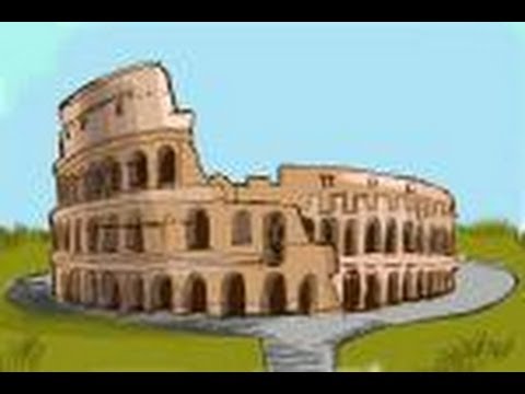 480x360 How To Draw A Colosseum, Coliseum - Coliseum Sketch