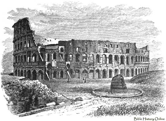 550x400 The Colosseum In Rome - Coliseum Sketch