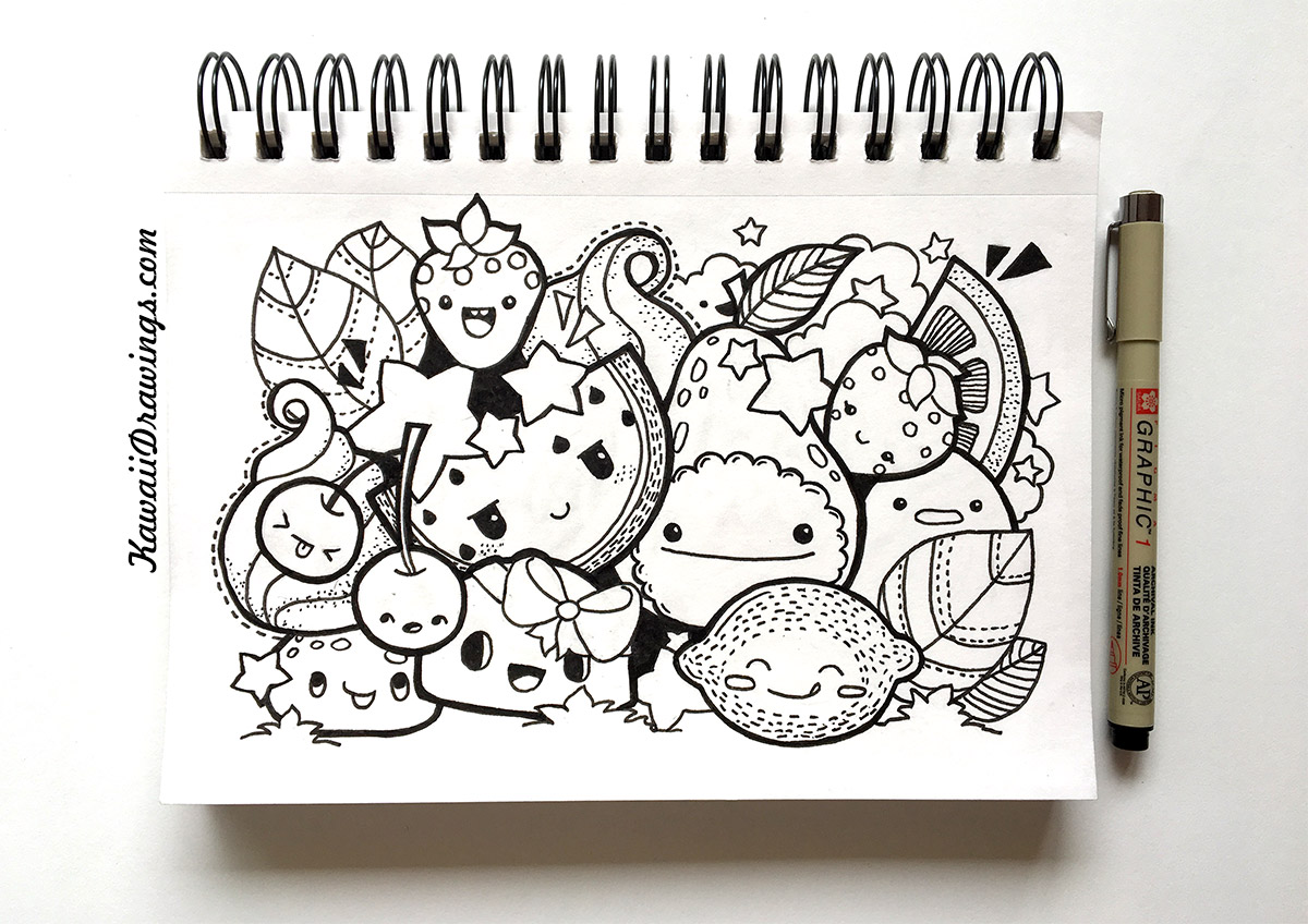 1200x848 Create Awesome Kawaii Collage In 5 Easy Steps - Collage Sketch
