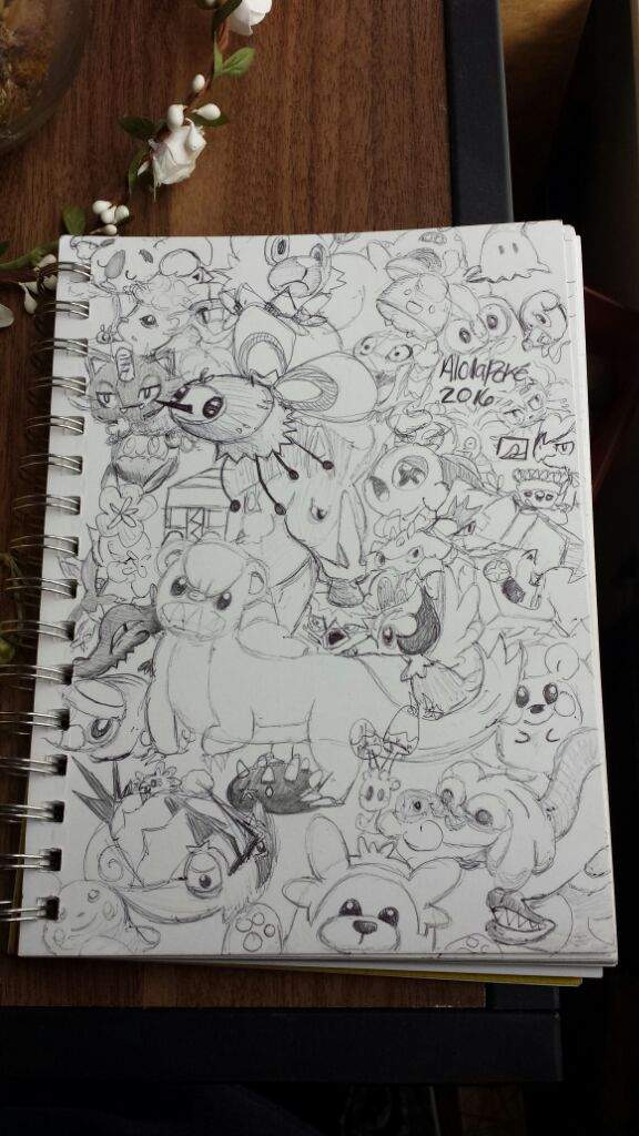 576x1024 Alola Collage Sketch! Amino - Collage Sketch