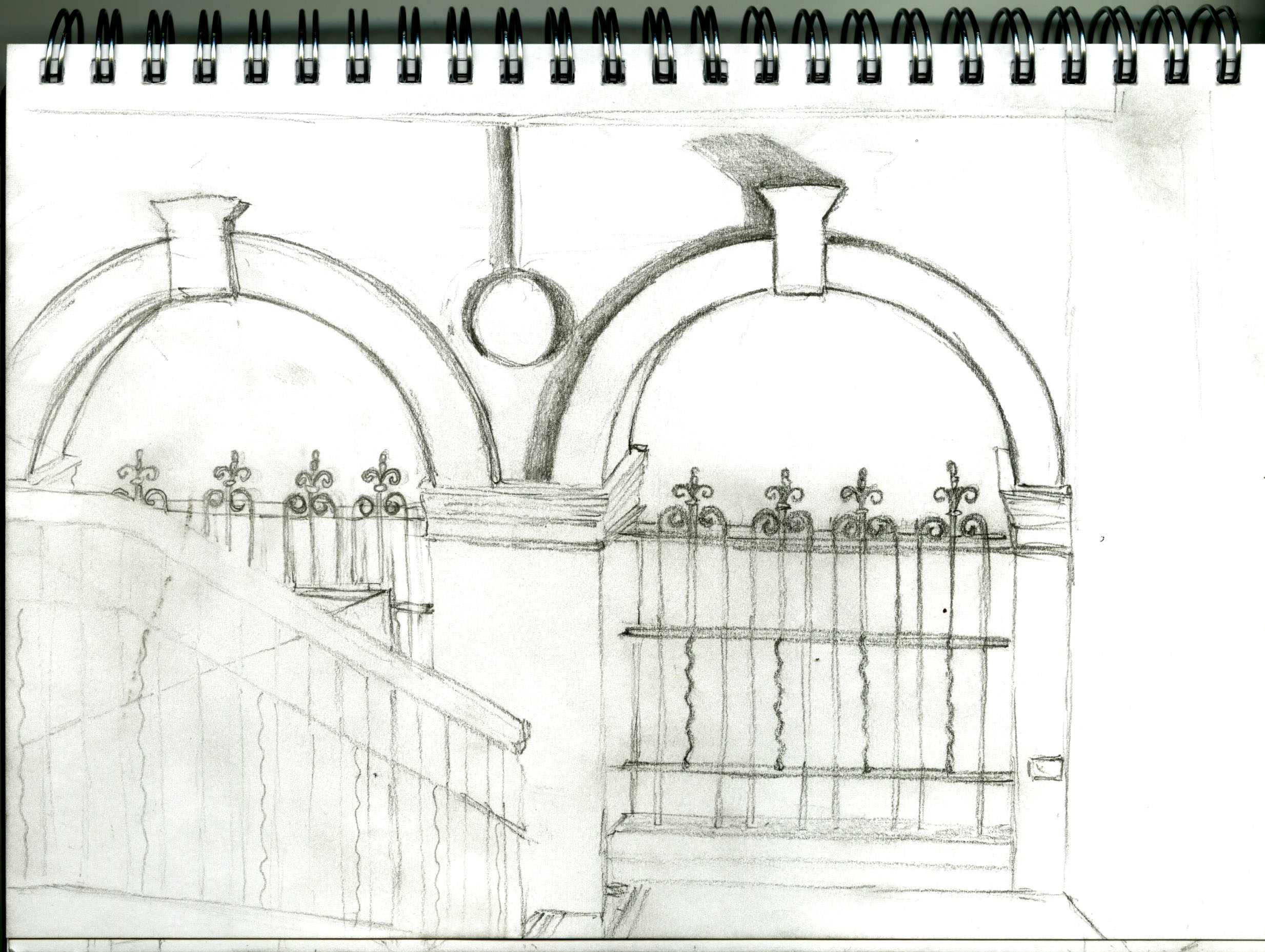 2467x1857 Sketches Demi Cole - College Building Sketch