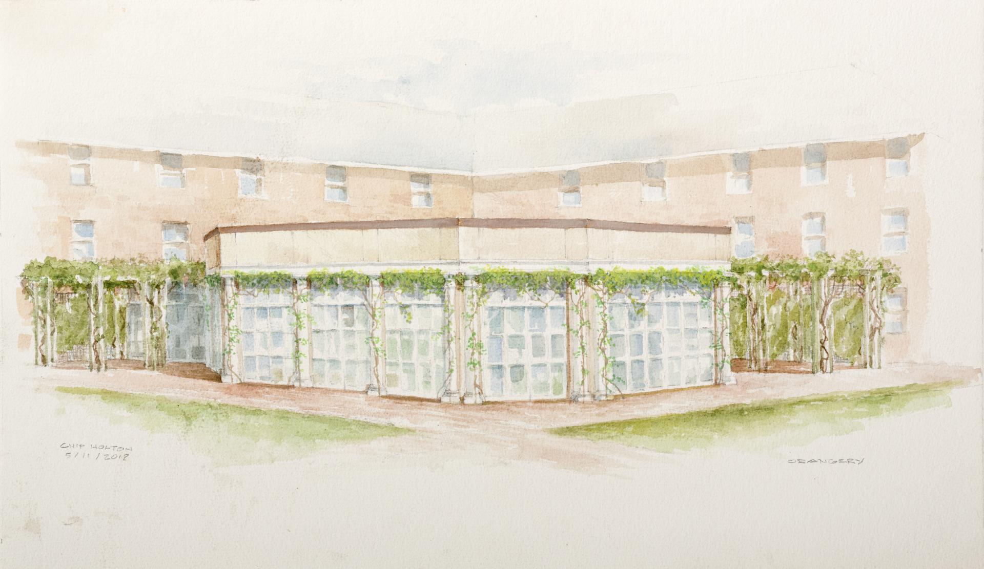 1920x1111 Building Momentum Guilford College - College Building Sketch