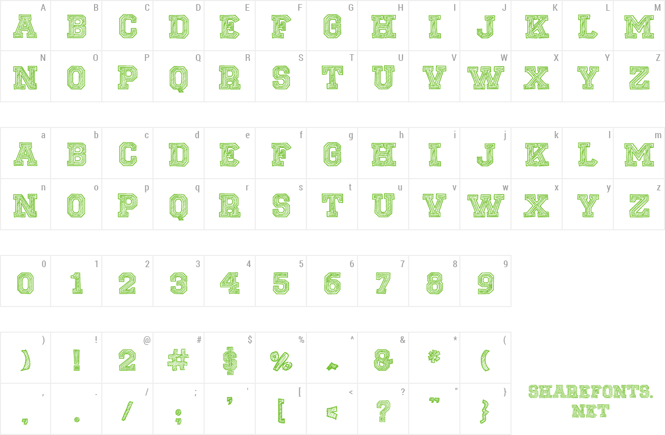 1300x850 Download Free Font Sketch College - College Sketch