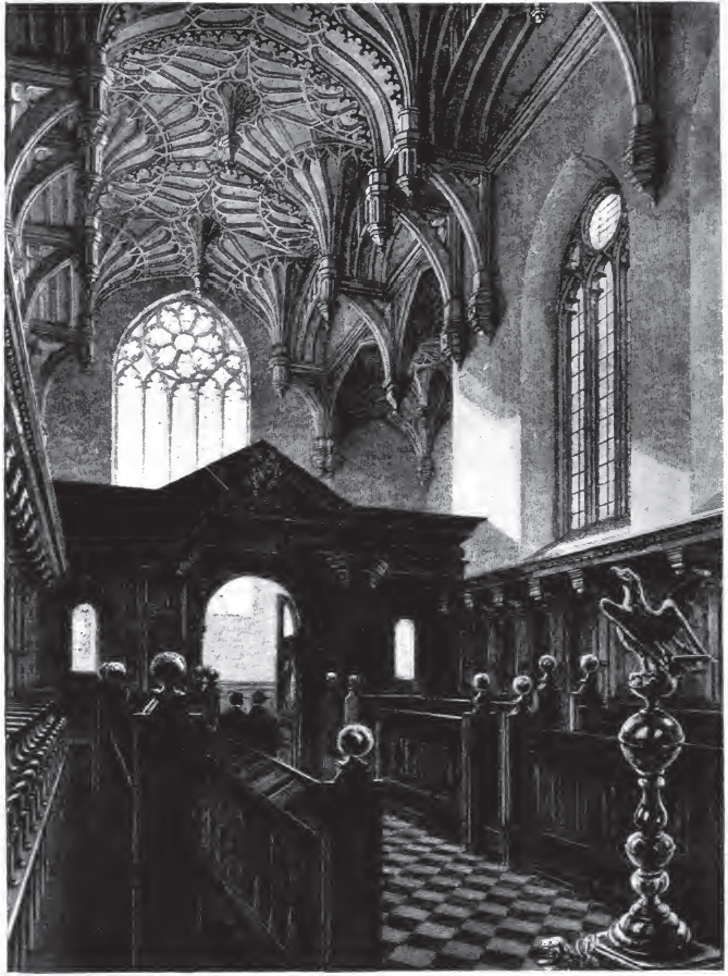 669x897 Filesketch Of Brasenose College Chapel, Oxford, C. 1835.png - College Sketch