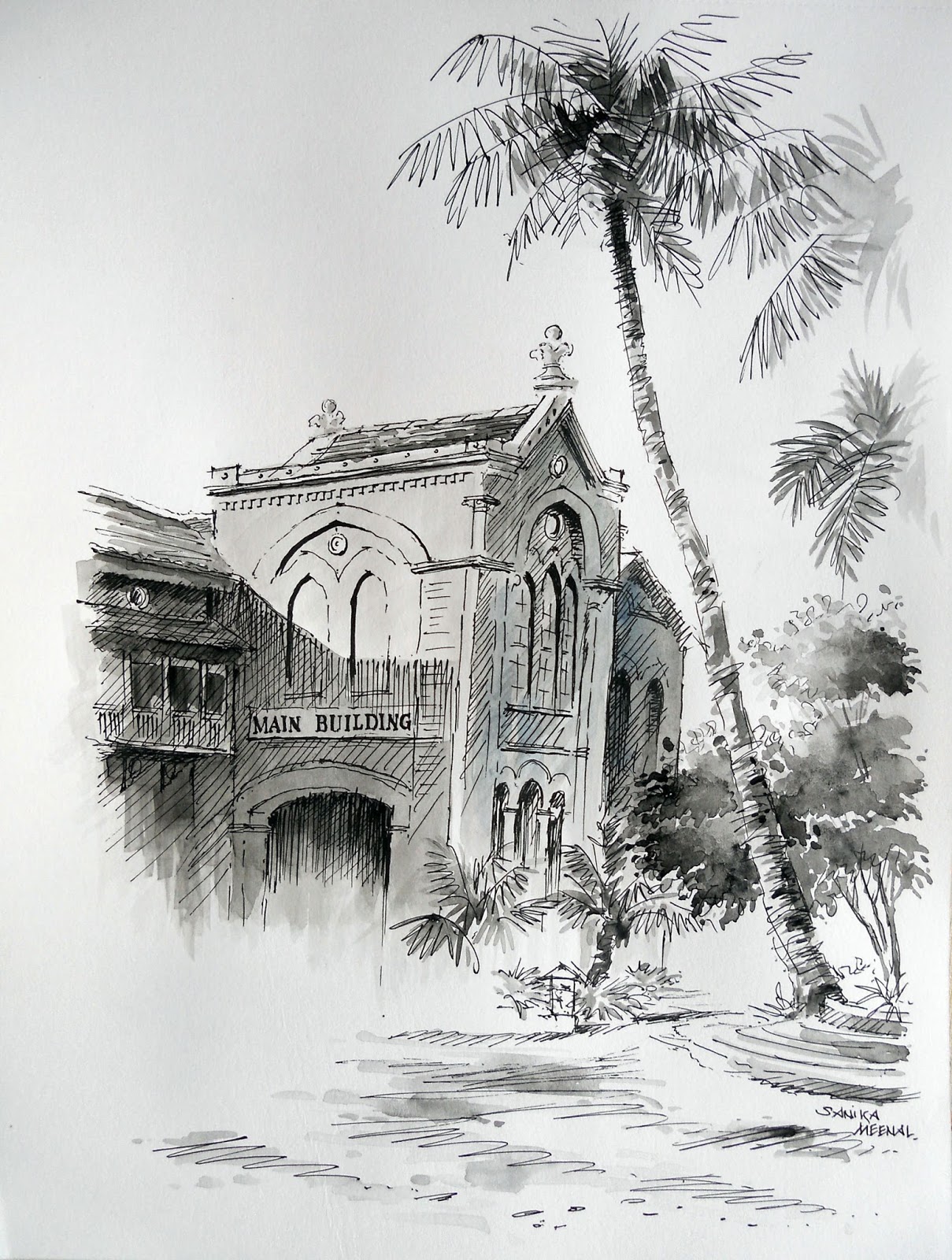 1209x1600 Arteworld By Sanika Dhanorkar 44 Sketches Fergusson College - College Sketch