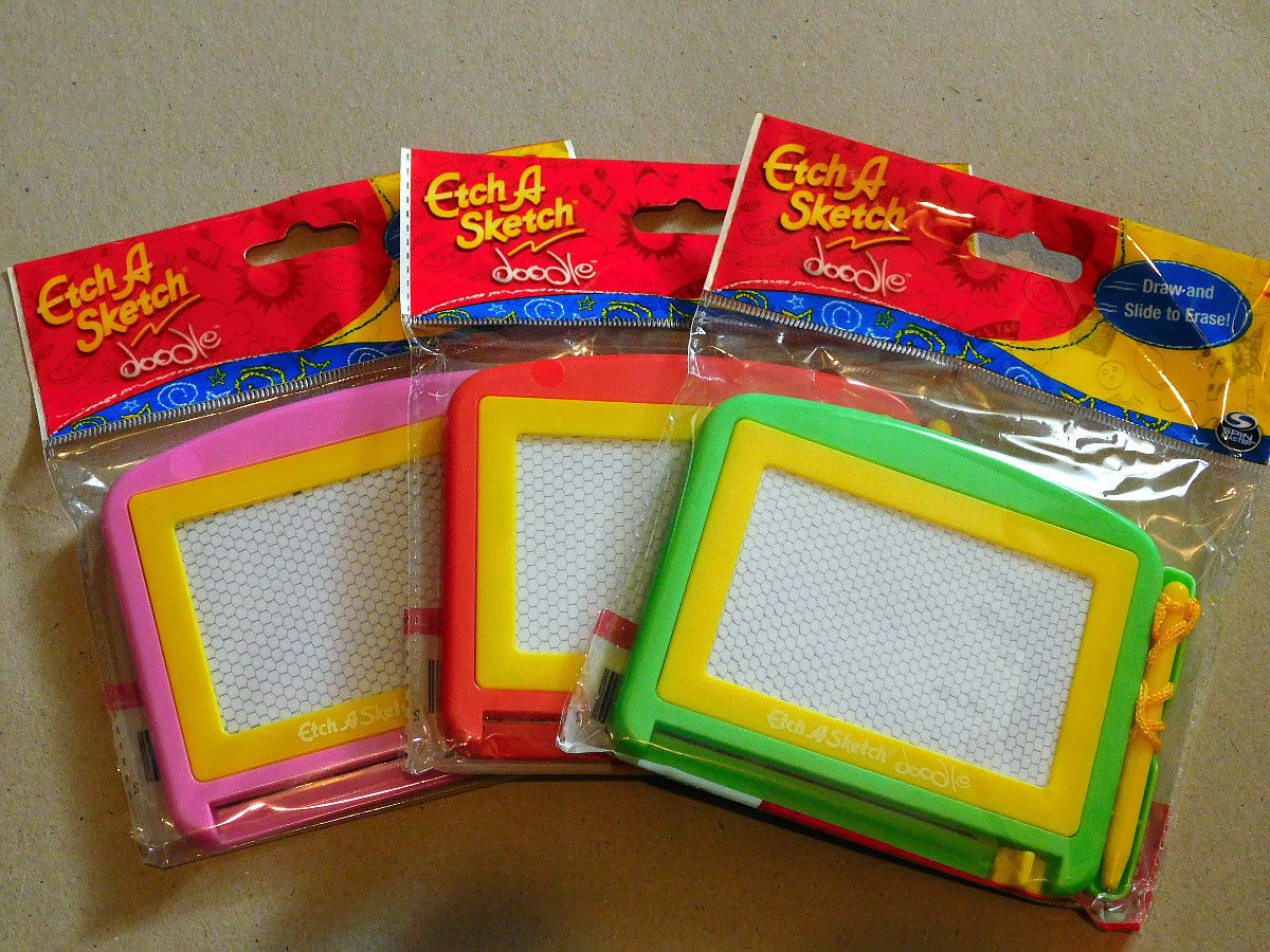 1200x900 Mini Etch A Sketch Magnetic Doodle Drawing Board Choose Your Own - Color Etch A Sketch