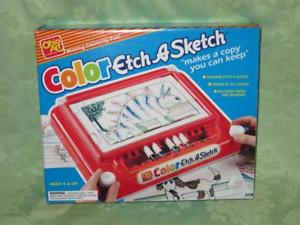 300x225 Ohio Art ~ Color Etch A Sketch ~ 1993 ~ Make A Copy Of Your Sketch - Color Etch A Sketch
