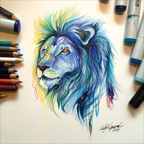 Color Pencil Sketch at PaintingValley.com | Explore collection of Color ...