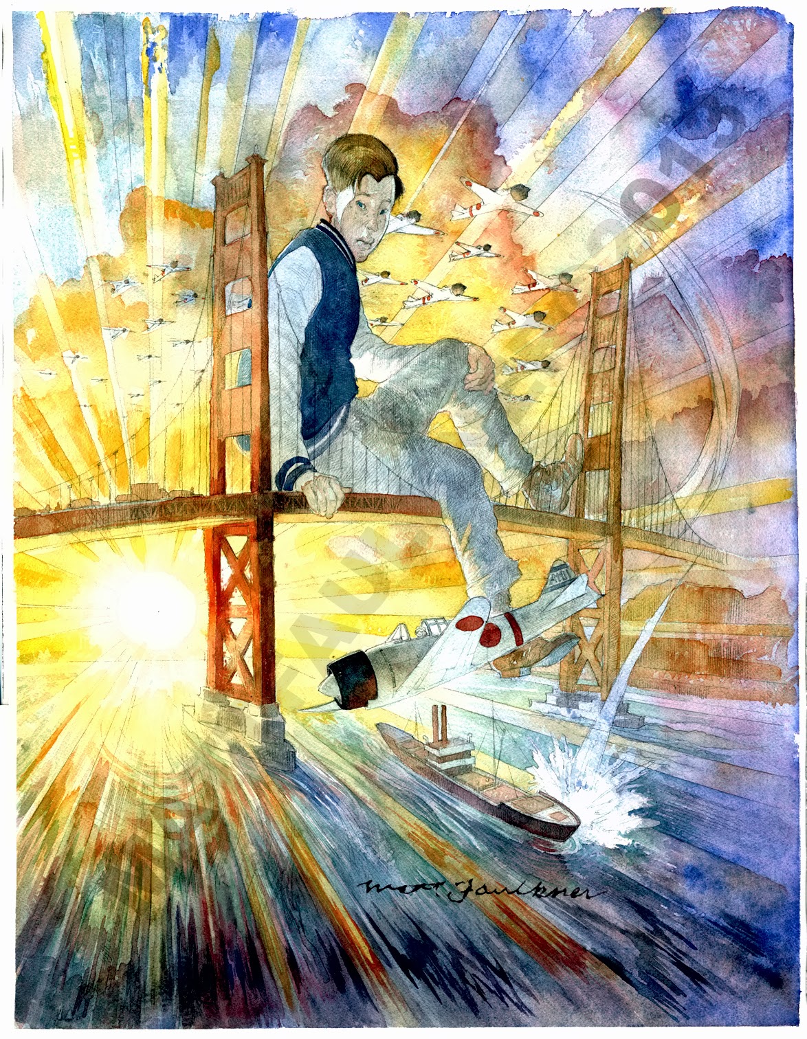 1174x1512 Light Amp Shadow The Art Of Matt Faulkner Cover Color Sketch - Color Sketch