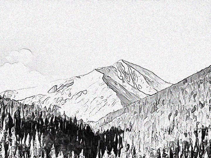 Colorado Sketch at PaintingValley.com | Explore collection of Colorado ...