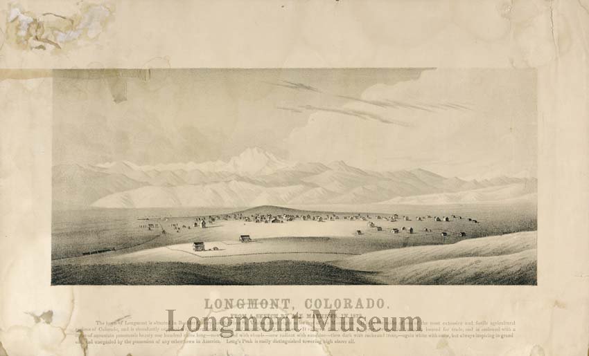 850x515 Notable 19th Century Artist Depicts Longmont In Pencil Sketch - Colorado Sketch