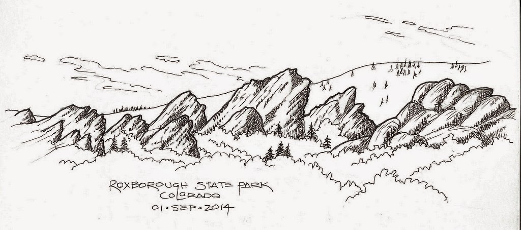 1024x454 Unstringing The Bow A Sketch From A Recent Hike - Colorado Sketch