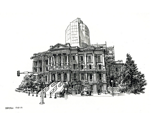 500x371 Three Letter Word For Art The Colorado State Capitol - Colorado Sketch