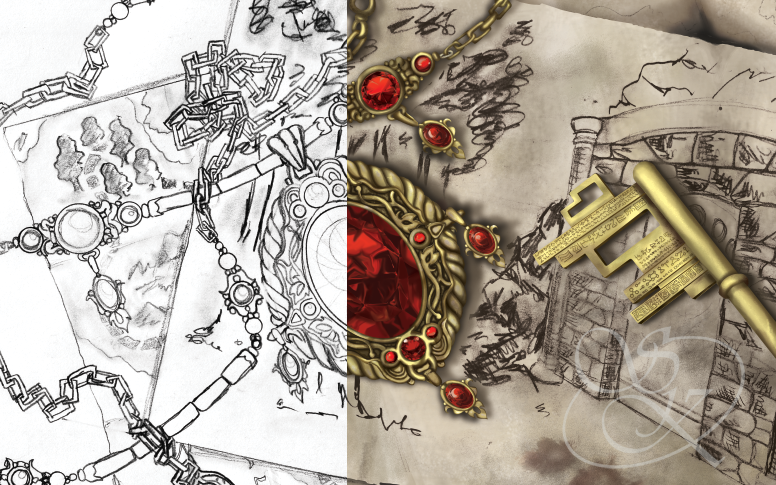 776x485 From Sketch To Color Shandra Kay Artist Amp Designer - Colored Sketch