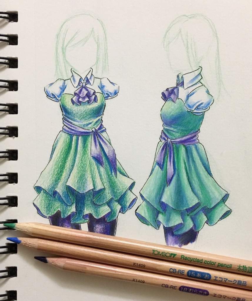 857x1024 Colored Pencil Sketch Layering And Burnishing Amino - Colored Sketching Pencils