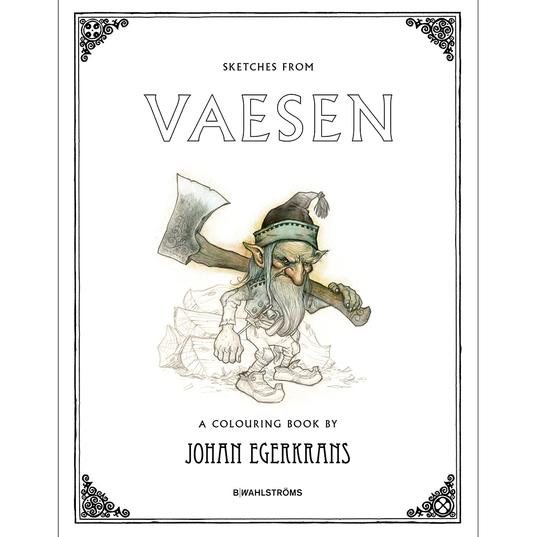 537x537 Sketches From Vaesen, A Colouring Book Grimfrost - Coloring Book Sketches