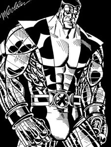 226x300 Colossus By Michael Golden Original Art Commission Sketch 9x12 Ebay - Colossus Sketch