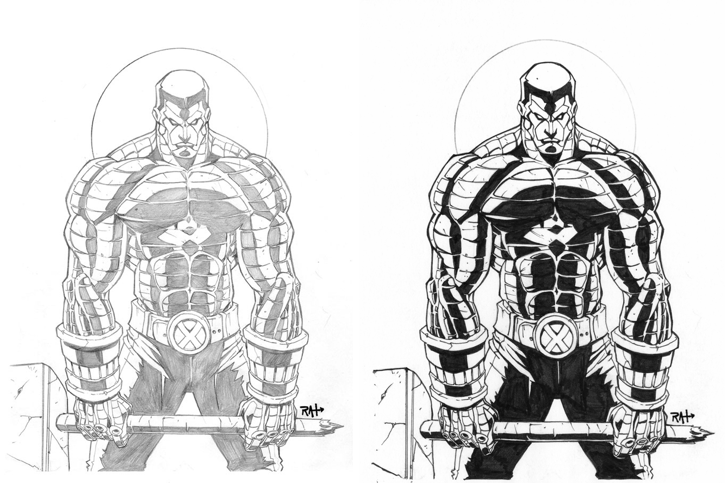 2400x1600 The Problem Children Colorize Me - Colossus Sketch