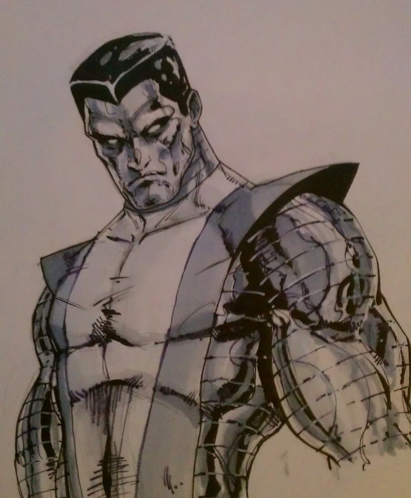 1320x1600 Andy P Black 2012 - Colossus Sketch