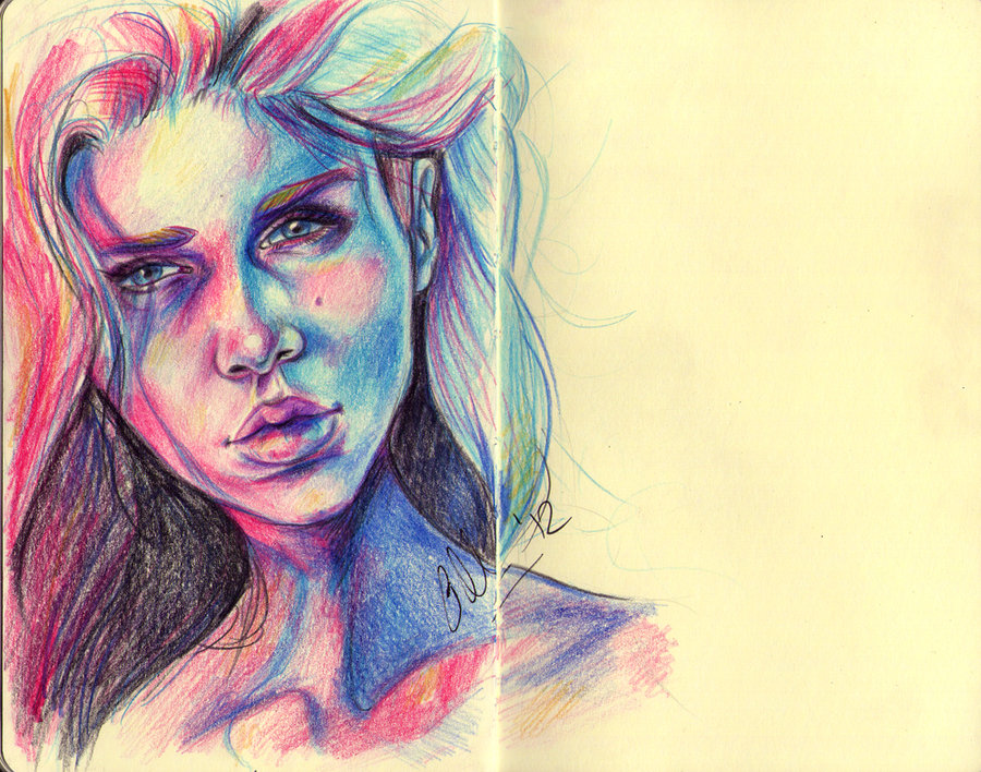 900x708 Colour Sketch By Elfythegreat - Colour Sketch Images