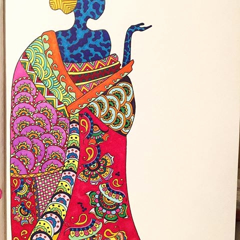 480x480 50 Attractive Color Sketch Pen Drawing Sketch Inspiration - Colour Sketch Pen Drawings