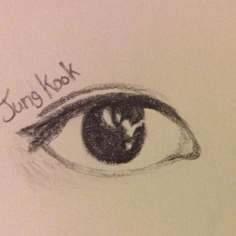 480x480 Jungkookeye Instagram Explore Hashtags Photos And Videos - Coloured Eye Sketch