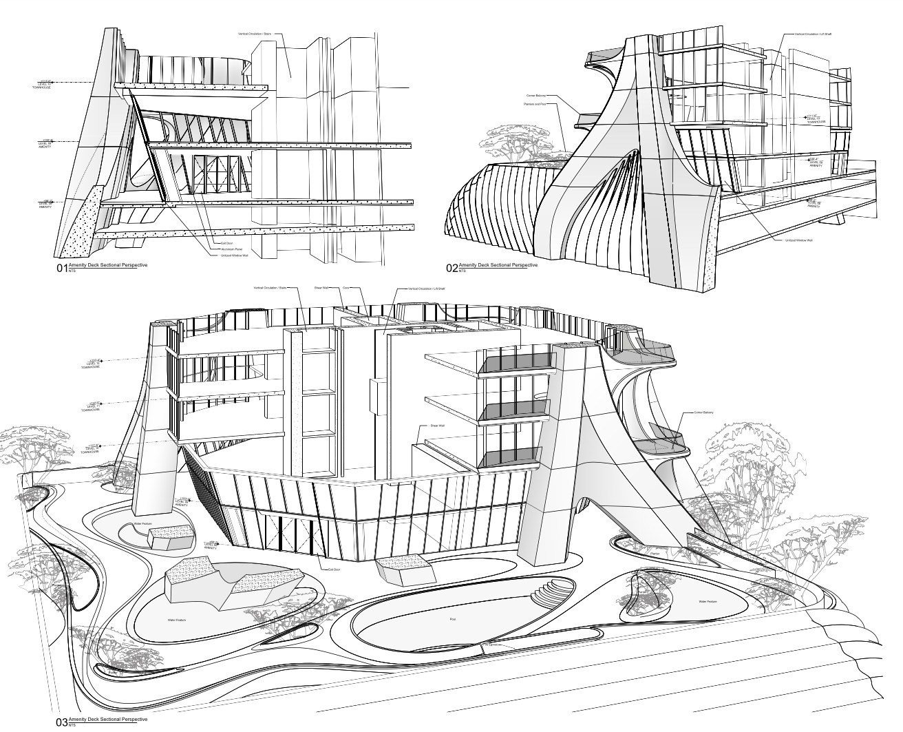 1312x1063 Concrete Column Detail Sketch - Column Sketch