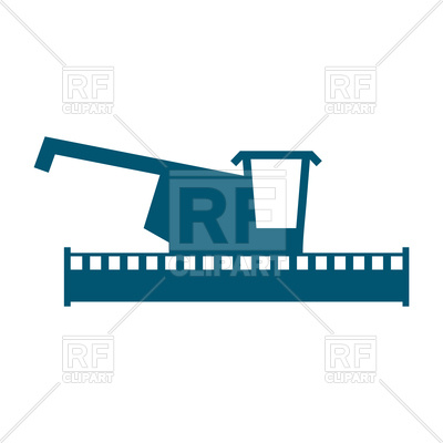 400x400 Combine Harvester Icon Vector Image Vector Artwork Of Signs - Combine Harvester Sketch