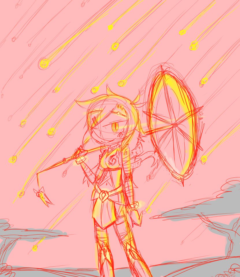 831x962 Demigoddess Of Comet Sketch By Titaniasylvette - Comet Sketch