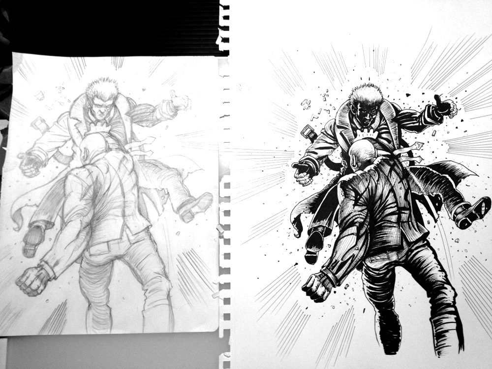 1000x750 New Comic Book Cover Sketch ~ Prisoner Of The Mind - Comic Book Sketches