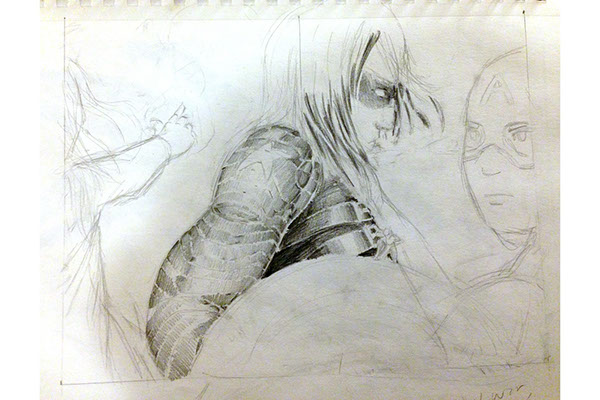 600x400 Comic Book Cover Sketches On Saic Portfolios - Comic Book Sketches