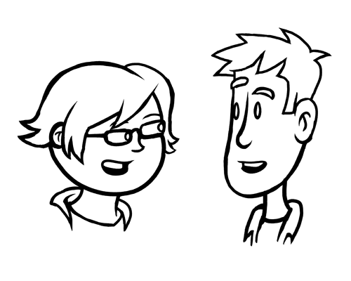 500x400 A Webcomic About Comics Archive Character - Comic Character Sketch