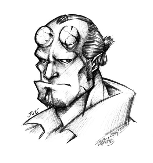 501x534 Hel Boi Sketch By Ivybeth By Comic Artists - Comic Sketch