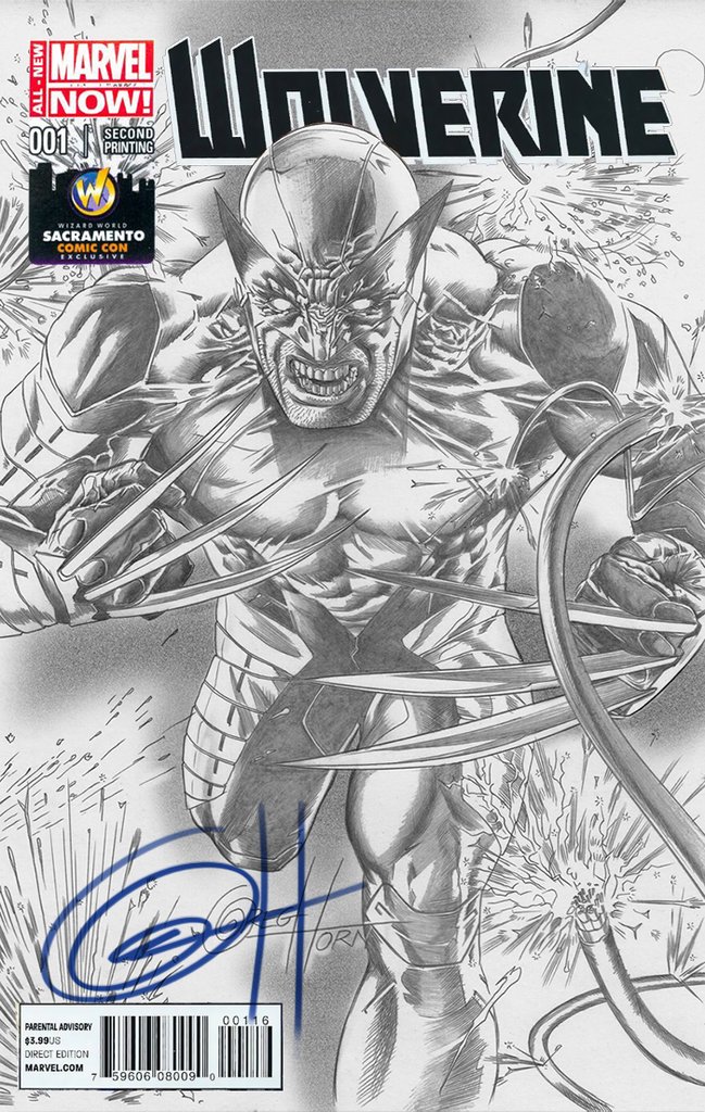 649x1024 Wolverine - Comic Sketch