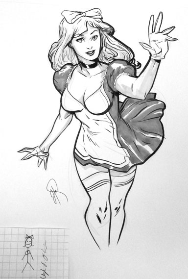 384x569 Free Comic Book Day Josh Hood Illustration - Comic Sketch Art