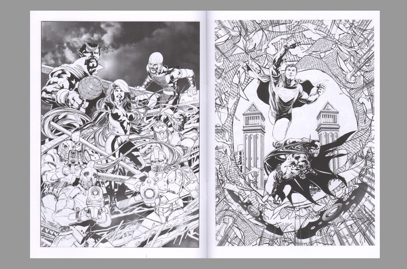 840x555 Miguel Sepulveda Signed 2013 Comic Art Sketch Book - Comic Sketch Art