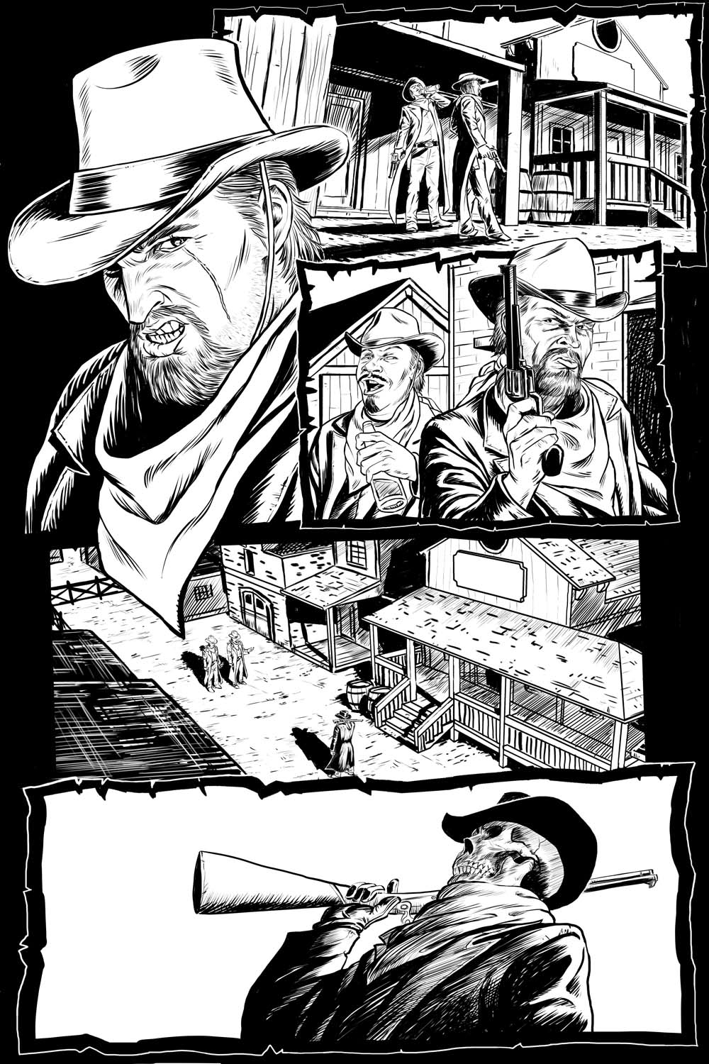 1000x1500 Painter Tutorial Create A Digital Comic, From Sketch To Pencil - Comic Sketch Art