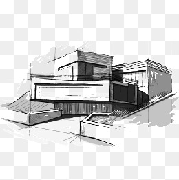260x261 Building Sketch Png, Vectors, Psd, And Clipart For Free Download - Commercial Building Sketch