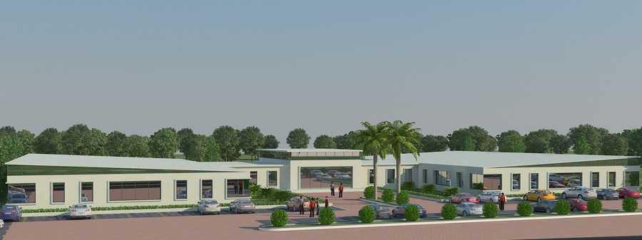 900x337 Entry - Commercial Building Sketch