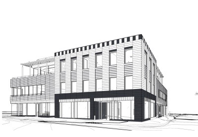 400x277 K2 Building Group, Llp - Commercial Building Sketch