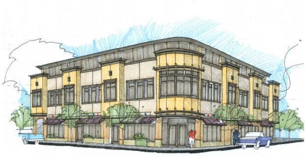 620x338 Three Story Office Building Planned On Main Street Local News - Commercial Building Sketch