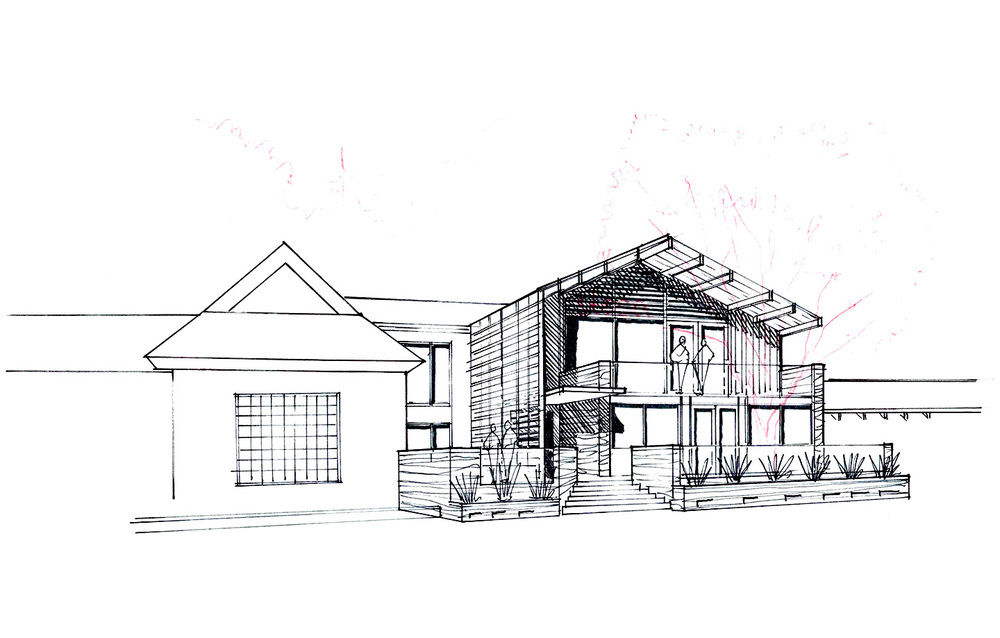 1000x638 La Hacienda Commercial Fuse Architecture Modern Architectural - Commercial Sketch