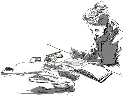 438x363 Current Projects Amp Courses B. G. Merkle Communications Consulting - Communication Sketch