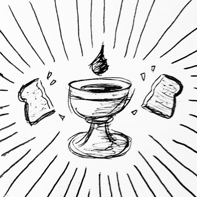 640x640 Community - Communion Sketch