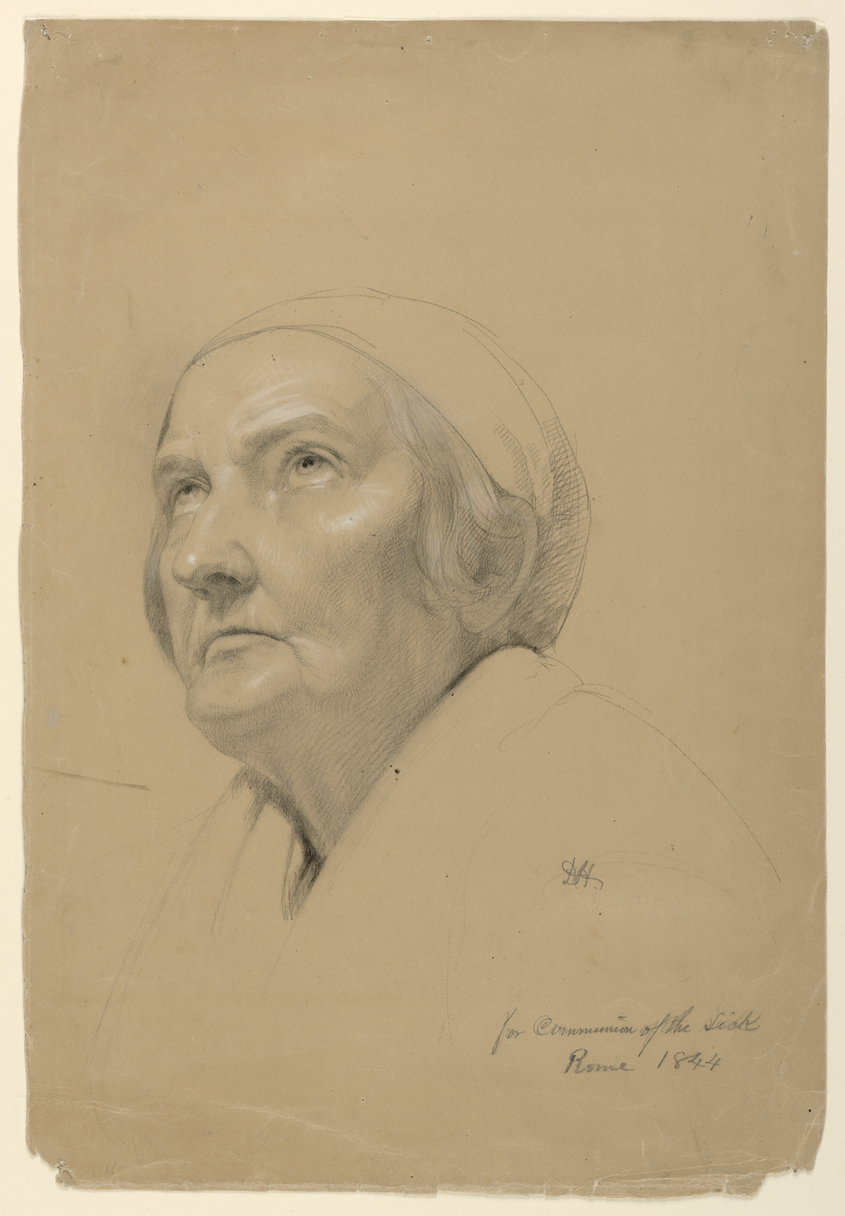 2845x4096 Filedrawing, Study For Communion Of The Sick, 1844 (Ch 18565781 - Communion Sketch