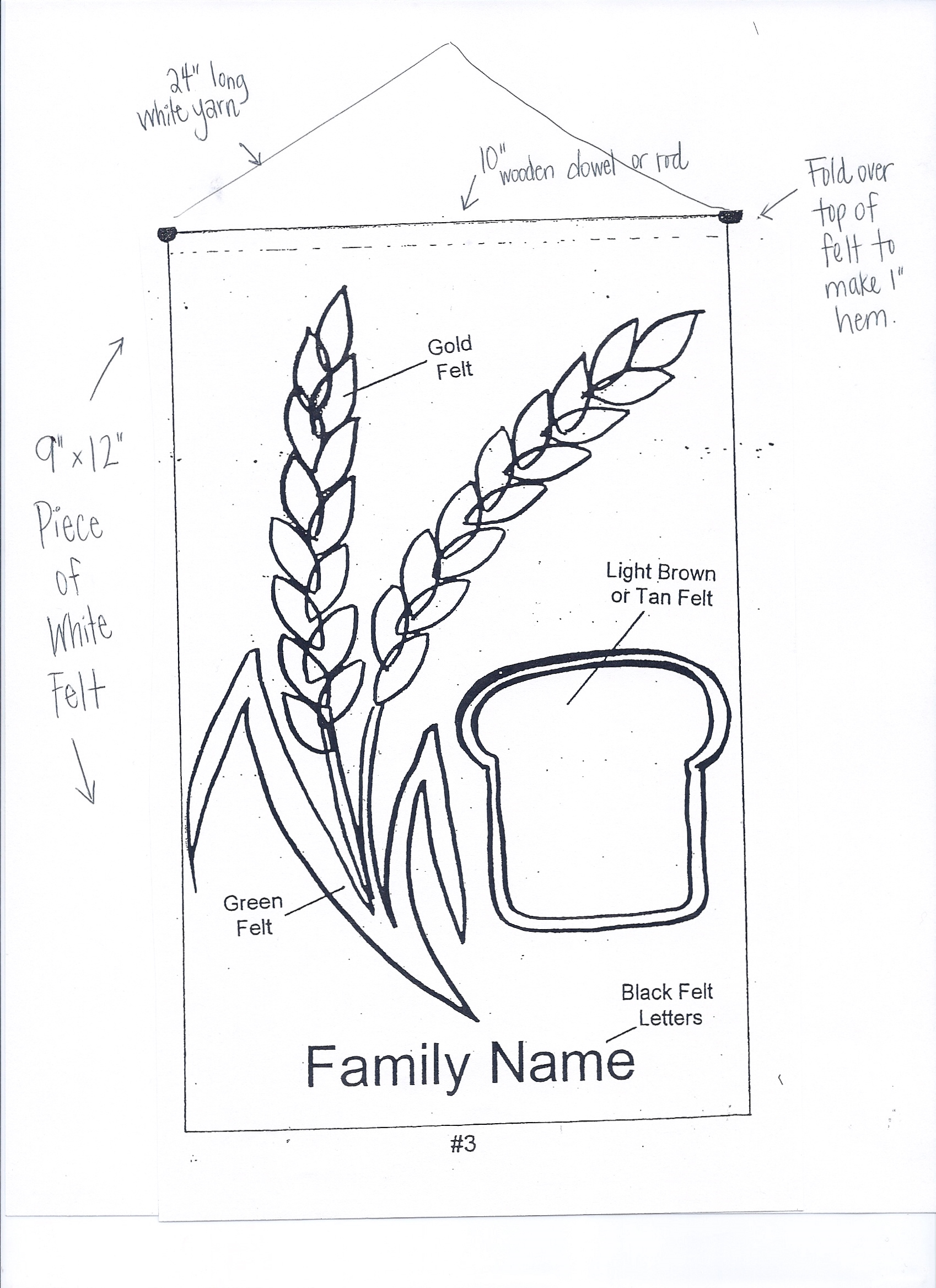 1698x2336 First Communion Banner - Communion Sketch
