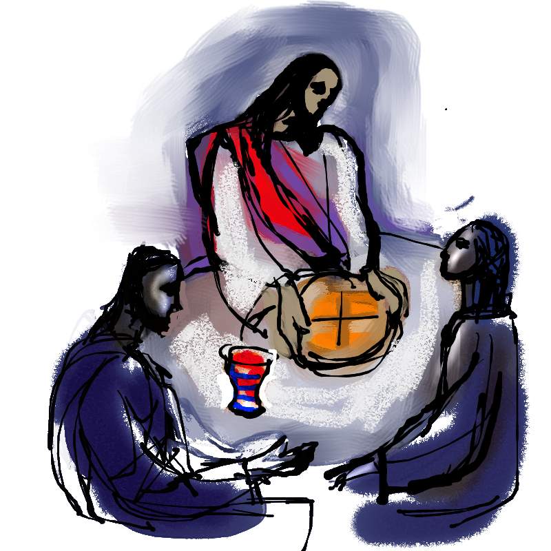 800x800 Collection Of Free Eucharist Clipart Mass. Download On Ubisafe - Communion Sketch