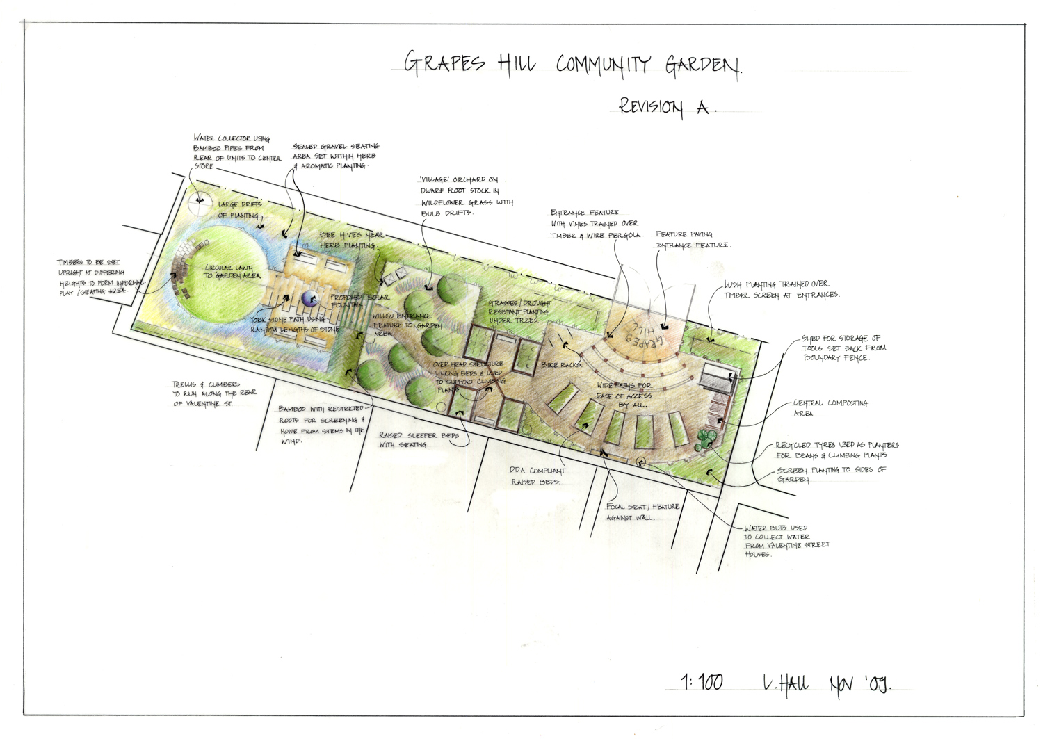 1500x1063 Grapes Hill Community Garden - Community Sketch