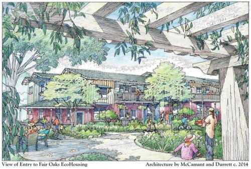500x338 Join A Green, Intergenerational Cohousing Community Near - Community Sketch