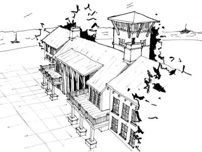 400x300 Port Senior Center Study - Community Sketch